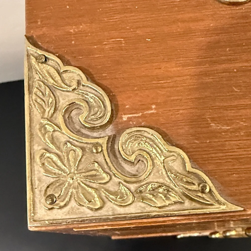 Wooden Jewelry Box with 4 Drawers with Handles - Picture 8 of 15